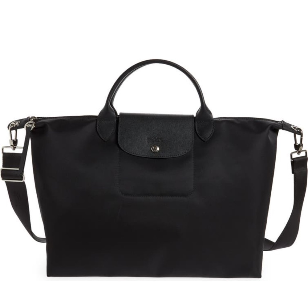 Longchamp Large Le Pliage Neo Travel Bag Black